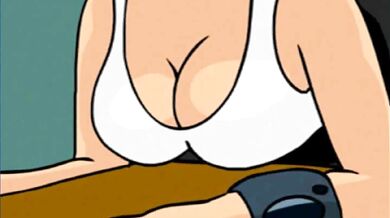Leela's Orgasmic Escape in a Sex Cage