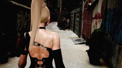 Rachel's Secret Masturbation in the Alleyway