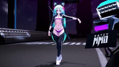 MMD Miku's Electrifying Ninjutsu Display