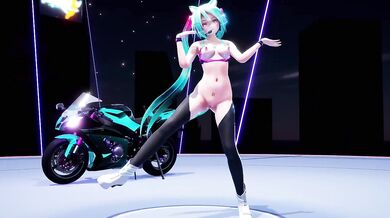 MMD Miku's Electrifying Ninjutsu Display