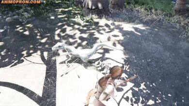 Hot Beasts Rutting in the Sultry Sun