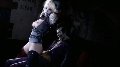 Harley Quinn's Cock-Riding Adventures with the Joker - Hardcore Snip