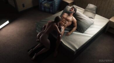 Ellie Gets Gangbanged by the Group of Golfers While Joel Films It