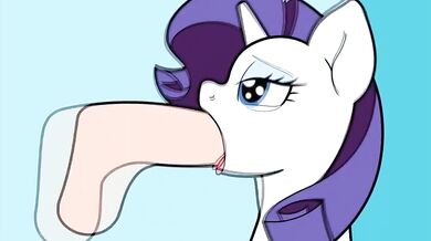 Rarity's Throat-Fucking Voice Orgy with KumaKum's Animation
