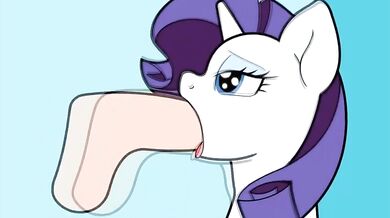 Rarity's Throat-Fucking Voice Orgy with KumaKum's Animation