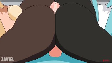 Penny Straddles Nicole's Wattersons in the Steamy Gym