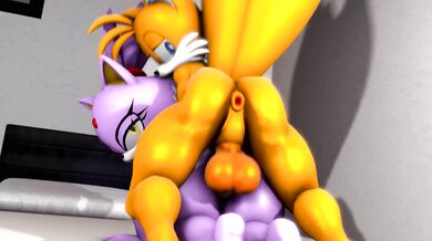 Blazing Tail-spin with Spiderman123's Tails and Blaze Porn Parody!