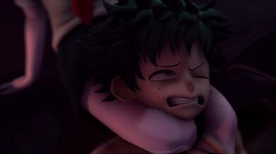 Battle of the Superheroes: Mina, Tsuyu and Deku in an Epic Showdown!