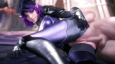 Skye's Tight Virgin Anus Raped by a Big Cock in 'FPS Blyck'