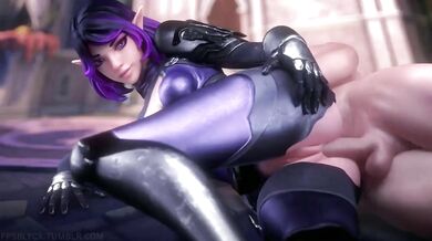 Skye's Tight Virgin Anus Raped by a Big Cock in 'FPS Blyck'