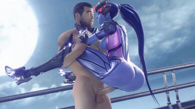 Rooftop Widowmaker Anal [4K] [Bewyx]