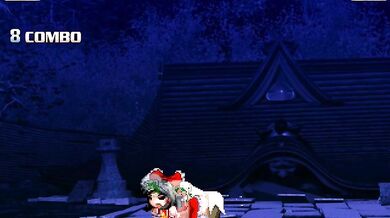 Mindless Undead vs the Tiny Powerhouse in 'Zombies Vs Reimu Hakurei'!