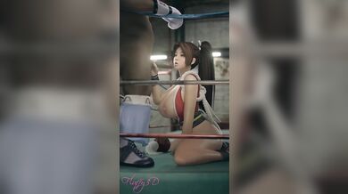 Mai's Oral Pleasure in the Ring with a Black Man [Fluffy3D]”