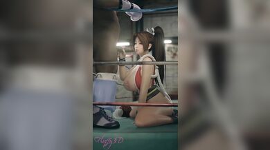 Mai's Oral Pleasure in the Ring with a Black Man [Fluffy3D]”