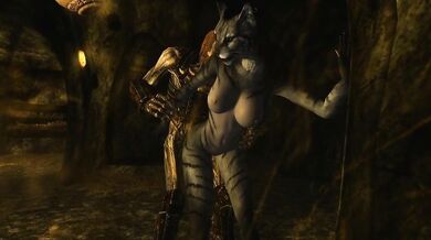 Creamed by the Undead: Khajiit Slave Gets Violated by Draugr