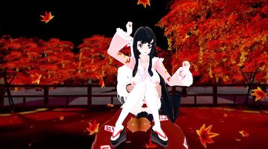 Innocent Kaguya Houraisan and Naughty Fujiwara no Mokou's Sensual Love-Making [Punyuz/Inksaw114]