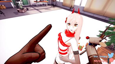 Merry Fucking Christmas with the Chainsaw Man's Powerful Assfucking