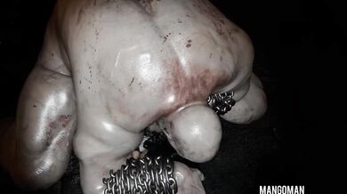 A horny nun fucks a tentacled beast in the cloister!