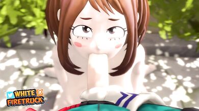 '"Innocent girl's first time deep throat fuck with a deformed demon!"