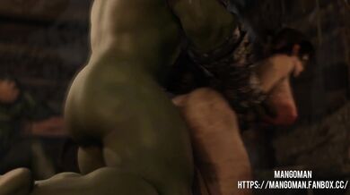 Fucked by a Beast: Orc's Unrelenting Desire for Female Slave