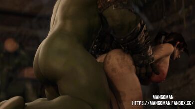 Fucked by a Beast: Orc's Unrelenting Desire for Female Slave