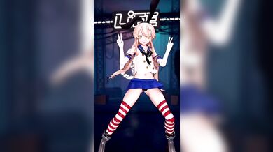 Ghostly Shimakaze's Erotic R18 Dance