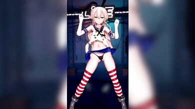 Ghostly Shimakaze's Erotic R18 Dance
