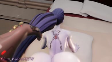 Doggy Style with Widowmaker's Naked Body