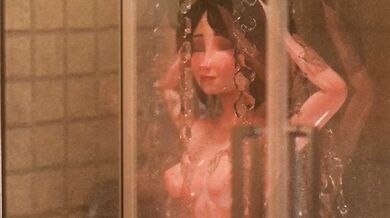 Cumming Inside Aunt Cass' Wet Pussy in the Shower
