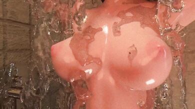 Cumming Inside Aunt Cass' Wet Pussy in the Shower
