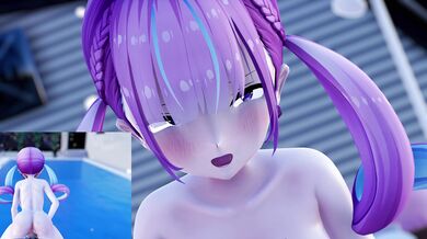 Aqua-chan's Naughty Adventures [Close-up and X-rated Version]