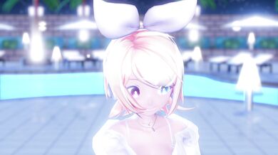 Miku, Rin and Ai strip dance in different versions of the same video.