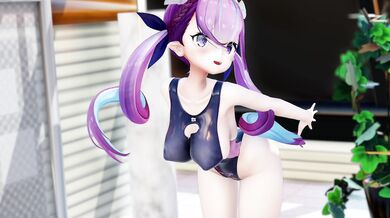 Marine Maid [ブラン] Puts on a SEXy Dance Show in her Wet Suit