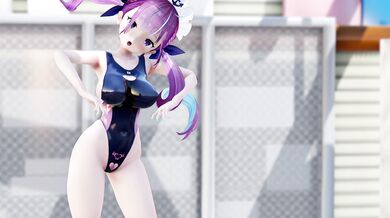 Marine Maid [ブラン] Puts on a SEXy Dance Show in her Wet Suit
