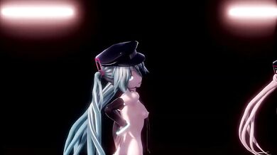 Miku's Sexual Conquest: A Frenzied Dance of Passion