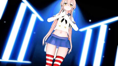 [Uncensored Hentai Porn Video] Shimakaze's Phony [MMD R18] GenesisMMD