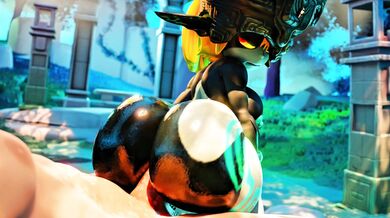 Midna on top, riding and bouncing like a sex toy!