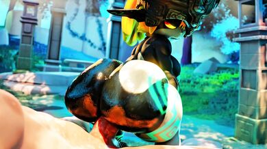 Midna on top, riding and bouncing like a sex toy!