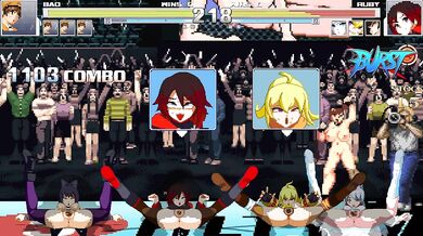 Ruby, Weiss, Blake, and Yang's Naughty Orgy Games with Punishing Teamwork