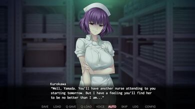 A sexy nurse is about to perform an examination on a patient... but something unexpected happens!