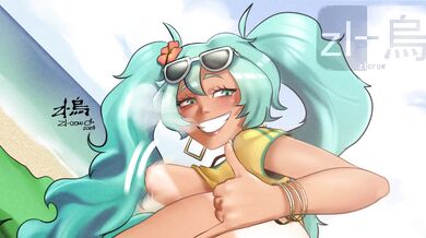 Miku's Brazilian Beach Bummer: A Comedic Fuck Fest