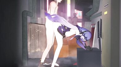 Black Swan's Half-Nude Striptease in 0206 with Sound Effects!