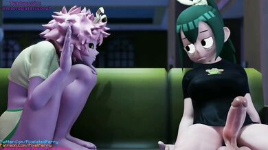 - Tsu and Mina Get Physical Help From Each Other