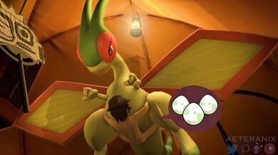 'Sexual Desires Unleashed: Flygon Dominates Aetrix in SFM'