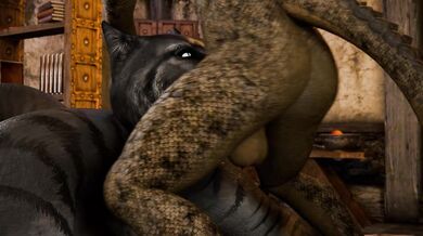 Hentai-Riding Khajiits: Double Team Ride!