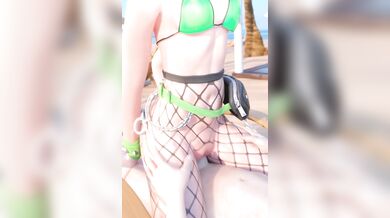 Helsie's Naughty Beach Adventure in 3D: Sulbas