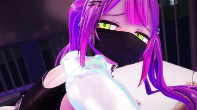 Tokoyami Towa's Naked Reverse Cowgirl Ride