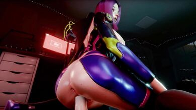 Deepthroating D.Va's Pussy with a Giant Dildo [Ultra HD]