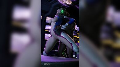 Starship Sweet Fuck: Dva's Interstellar Anal Adventure