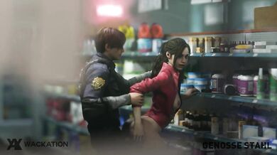 Claire's Rough Gas Station Gangbang